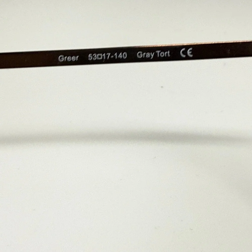 Aura Eyewear Greer Gray Tortoise Cat Eye Optical Frames 53-17-140 Gray Tort